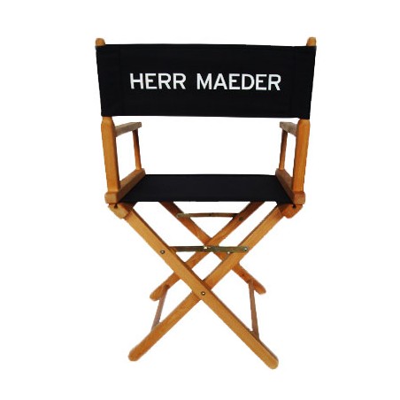 Fauteuil Metteur en Scène en Bois Personnalisable